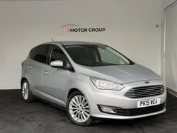 Silver Used 2019 Ford C-MAX Titanium MPV | £9,995 (Fair price)