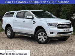 Frozen white (solid paint) Used 2022 Ford Ranger Limited Pickup | £11,495 (Good price)