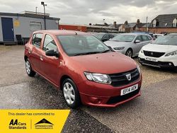 Red Used 2014 Dacia Sandero Ambiance Hatchback | £2,695 (Expensive)