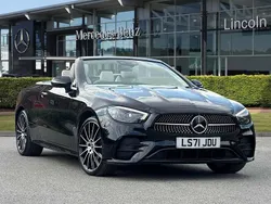 Black Used 2021 Mercedes E450 AMG line Cabriolet | £39,999