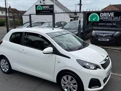 White Used 2016 Peugeot 108 Active Hatchback | £4,495 (Fair price)