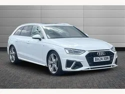 Arkona white New 2024 Audi A4 S-Line Estate | £33,950 (Expensive)