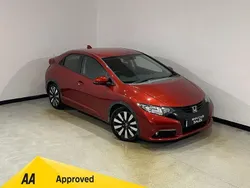 Red Used 2014 Honda Civic SE Plus Hatchback | £5,390 (Fair price)