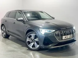 Grey Used 2022 Audi e-tron S-Line SUV | £24,499 (A bit pricey)