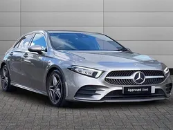 Mojave silver Used 2020 Mercedes A180 AMG line Hatchback | £15,990 (Fair price)