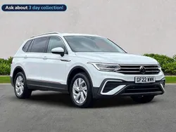 White Used 2022 VW Tiguan Allspace Life SUV | £23,400 (Good price)