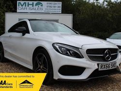 White Used 2016 Mercedes C250 AMG Line Premium Plus Coupe | £17,695