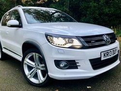 White Used 2013 VW Tiguan R-line SUV | £8,299 (Fair price)