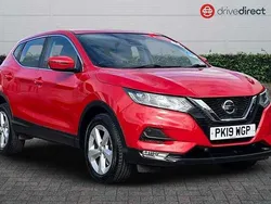 Red Used 2019 Nissan Qashqai Acenta Premium SUV | £10,250 (Super price)