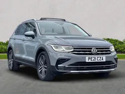 Grey Used 2021 VW Tiguan Elegance SUV | £21,999 (Fair price)