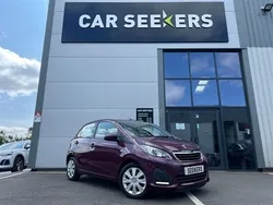Purple Used 2014 Peugeot 108 Active Hatchback | £7,191 (Fair price)