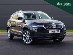 Black magic pearlescent Used 2019 Skoda Karoq SE L SUV | £15,500 (Fair price)