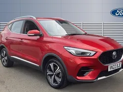 Red Used 2022 MG ZS Excite Sedan | £12,708 (Fair price)