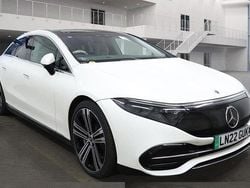 White Used 2022 Mercedes EQS450+ Exclusive Luxury Sedan | £50,600 (Expensive)