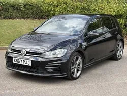 Black Used 2017 VW Golf VII R-line Hatchback | £12,100 (Fair price)