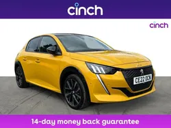 Yellow Used 2022 Peugeot 208 Premium Hatchback | £15,689 (Fair price)