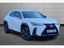 F sport white Used 2023 Lexus UX 250h Sport Design Packet SUV | £26,045 (Fair price)