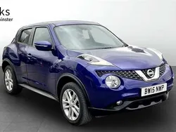 Blue Used 2015 Nissan Juke Acenta Premium SUV | £6,495 (Fair price)