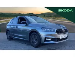 Graphite grey metallic body / black magic pearl effect roof Used 2023 Skoda Fabia Colour Edition Hatchback | £13,583 (Fair price)