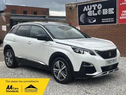 White Used 2018 Peugeot 3008 GT-line Hatchback | £9,890 (Fair price)