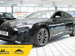 Black Used 2021 Audi A5 Sportback S-Line Hatchback | £23,990 (Fair price)