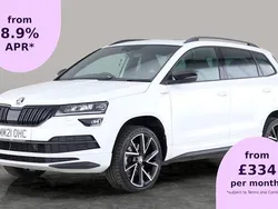 White Used 2021 Skoda Karoq SportLine SUV | £22,859 (Fair price)