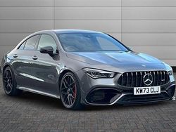 Mountain grey Used 2023 Mercedes CLA45 AMG Sedan | £46,395 (Fair price)