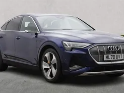 Blue Used 2020 Audi e-tron Sportback S-Line SUV | £26,697 (A bit pricey)
