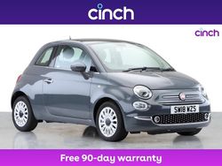 Grey Used 2018 Fiat 500 Lounge Hatchback | £6,949 (Fair price)