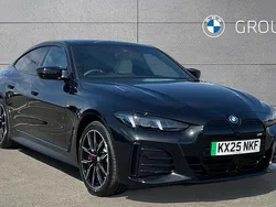 Black sapphire metallic paint Used 2025 BMW i4 Shadowline Sedan | £50,993 (A bit pricey)