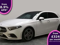 White Used 2020 Mercedes A180 AMG line Hatchback | £21,446 (Expensive)
