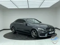 Grey Used 2016 Mercedes C220 AMG line Sedan | £12,495 (Fair price)