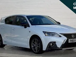 White Used 2019 Lexus CT200h Sport Line Hatchback | £17,673 (A bit pricey)