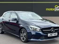 Cavansite blue metallic Used 2017 Mercedes A180 SE Hatchback | £10,500 (Good price)