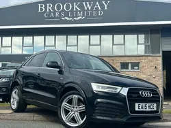 Black Used 2015 Audi Q3 S-line plus SUV | £8,990 (Fair price)