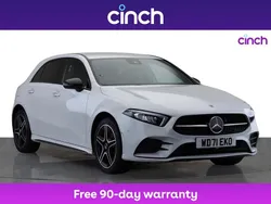 White Used 2022 Mercedes A250 AMG Line Premium Hatchback | £18,749 (Fair price)