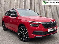 Velvet red metallic Used 2023 Skoda Kamiq Monte Carlo SUV | £19,650 (Fair price)