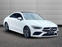 White Used 2021 Mercedes CLA180 AMG Line Premium Plus Sedan | £27,995 (Fair price)