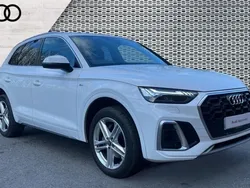 White Used 2021 Audi Q5 S-Line SUV | £33,034 (Fair price)