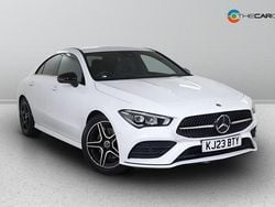 White Used 2023 Mercedes CLA200 Executive Coupe | £23,775 (Fair price)