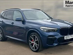Blue Used 2022 BMW X5 M Sport SUV | £44,209 (Good price)
