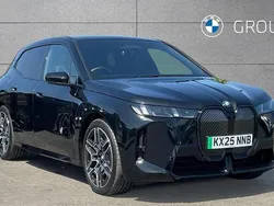 Black sapphire metallic paint Used 2025 BMW iX M Sport SUV | £73,000