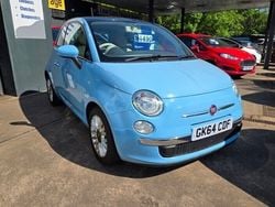 Blue Used 2014 Fiat 500 Lounge Hatchback | £4,490 (Good price)