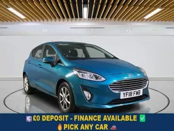 Blue Used 2018 Ford Fiesta Zetec Hatchback | £8,149 (Fair price)