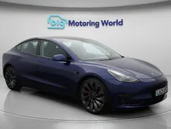 Blue Used 2021 Tesla Model 3 Performance Sedan | £19,000 (Super price)