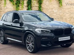 Black Used 2021 BMW X3 M Sport SUV | £33,273 (Fair price)