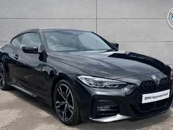 Black sapphire Used 2022 BMW 420 M Sport Coupe | £28,543 (Fair price)