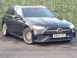 Black Used 2024 Mercedes C300e AMG Line Premium Estate | £34,498 (Good price)
