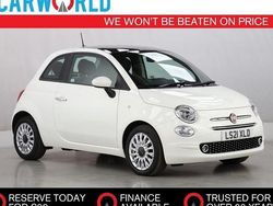 White Used 2021 Fiat 500 Lounge Hatchback | £8,964 (Good price)
