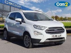 White Used 2018 Ford Ecosport Titanium SUV | £8,389 (Fair price)